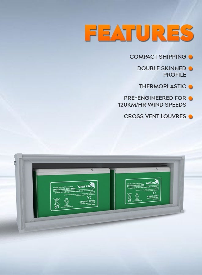 Maxima Battery Box Medium Kit | Reliable Lithium Energy Storage Solution for Home Backup, Solar & Off-Grid Power - Image 3